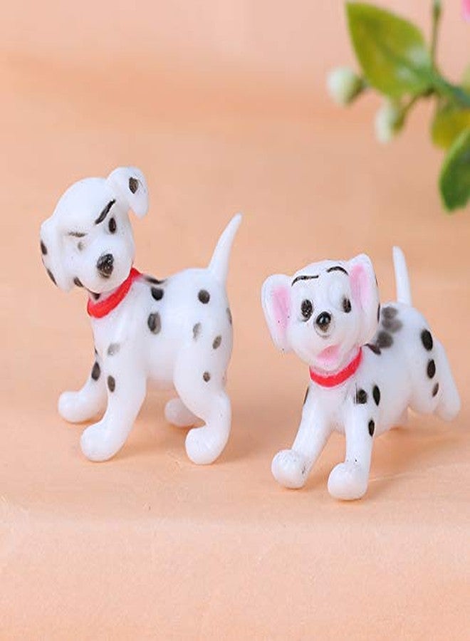 Lynkaye Miniature Dog Figurines 102Pcs Dalmatian Figures Mini Plastic Fairy Garden Miniature Moss Landscape DIY Terrarium Crafts Ornament Accessories for Home Décor - Image 3